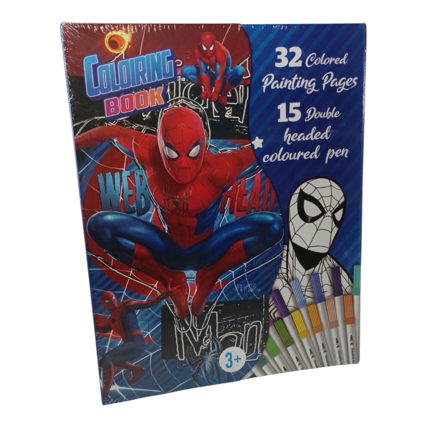 Spiderman Activity Book with Colors