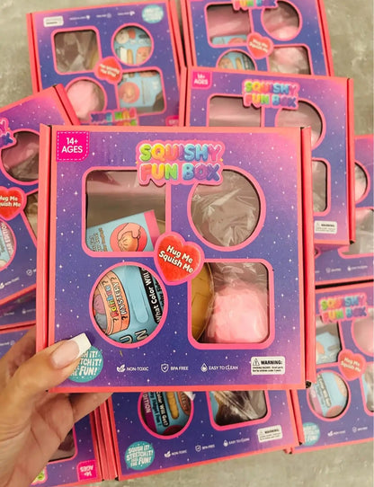 All Pink Squishy FunBox (4pcs)