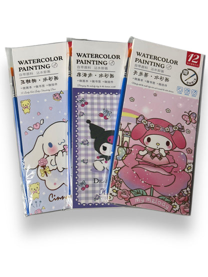 Sanrio Water-Color Activity Book