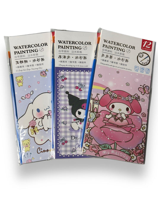 Sanrio Water-Color Activity Book