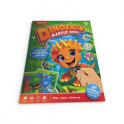 Keybaby Face-Changing "Makeup Show" Sticker Books – Creative DIY Activity Sets