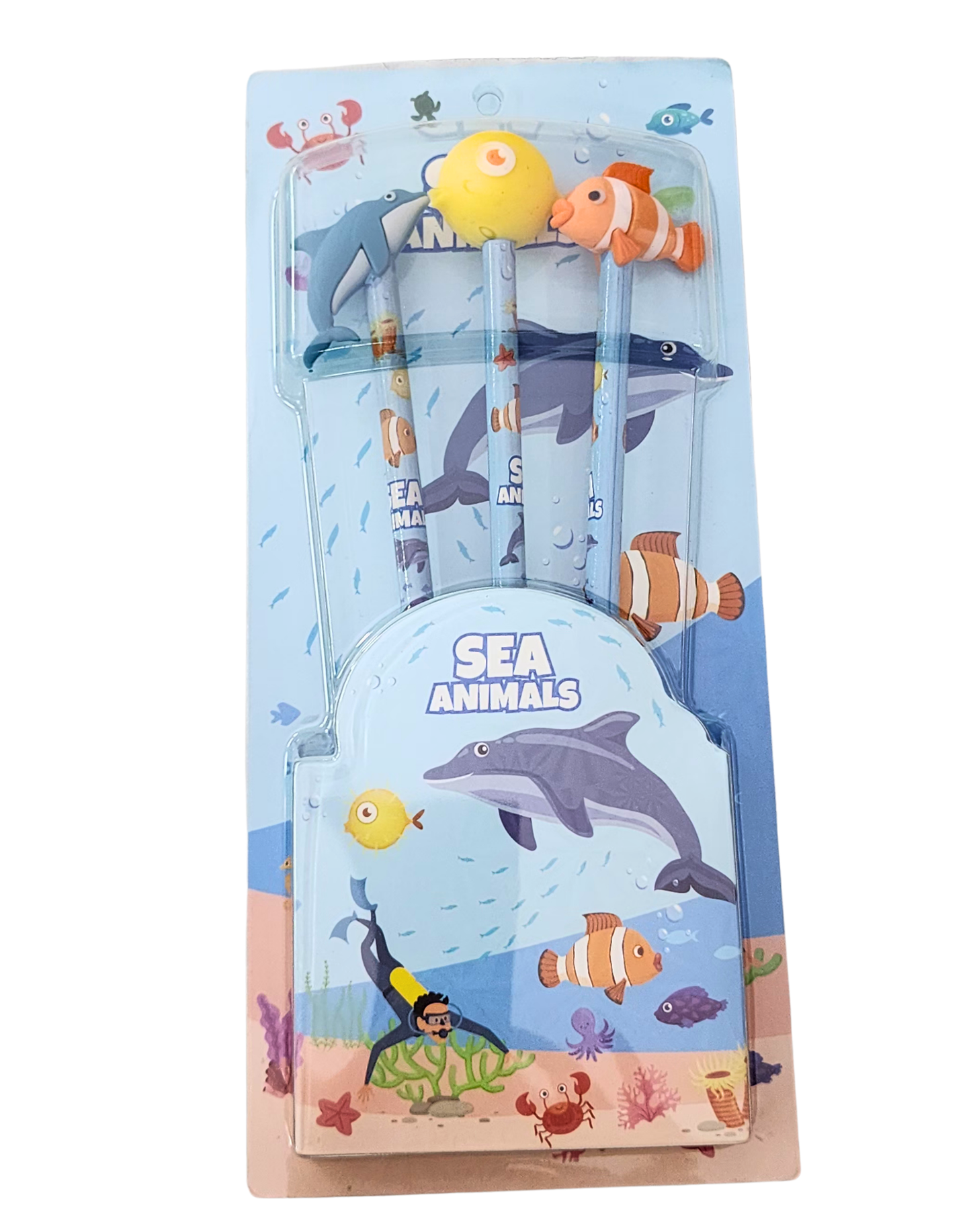 Cute Character Pencil Set (3 pcs)