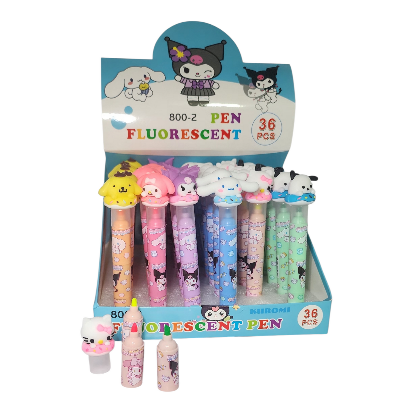 Sanrio Character Fluorescent Marker Set