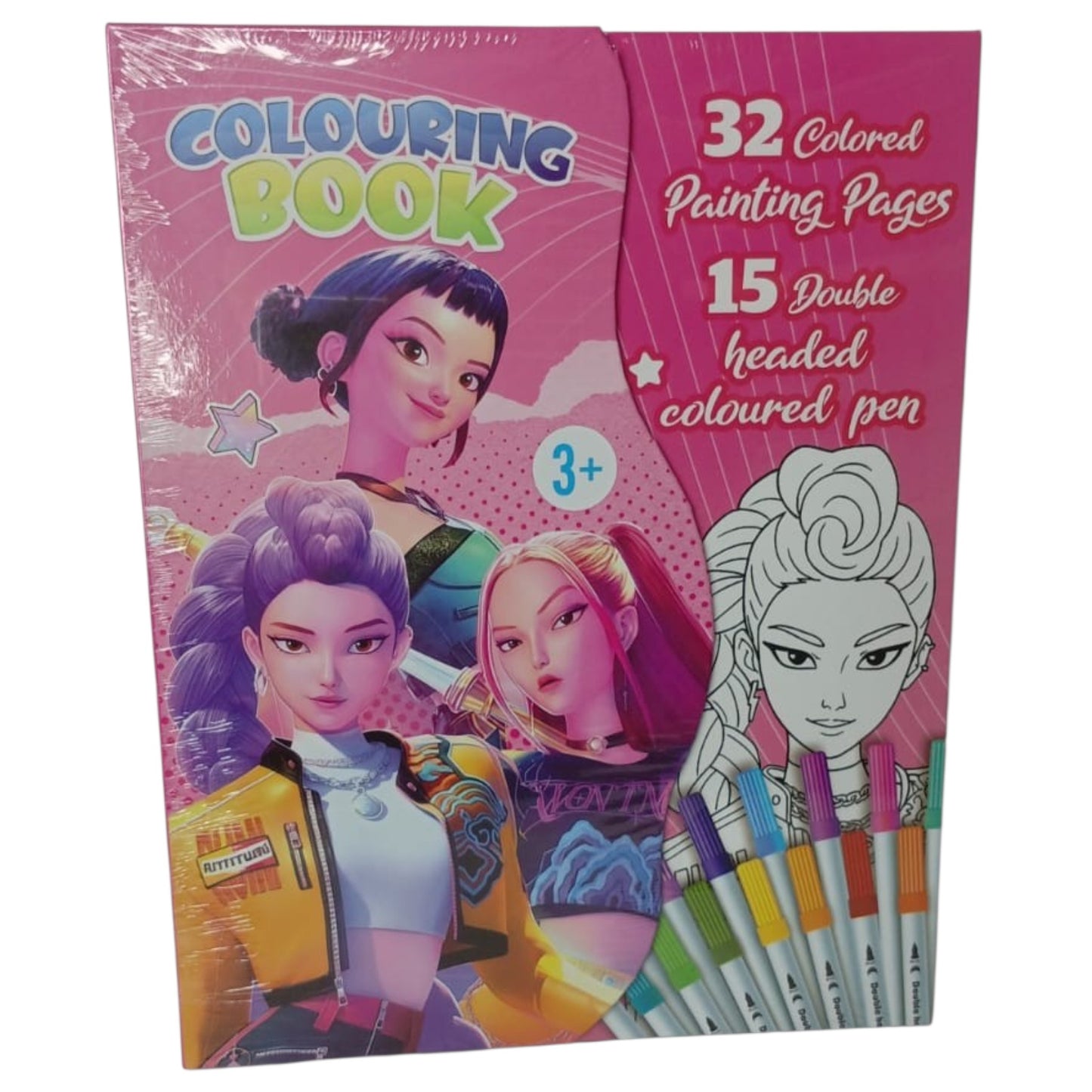 Kpop Demon Hunters Coloring Activity Book
