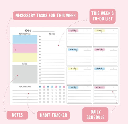 Weekly Habit Tracker & Planner