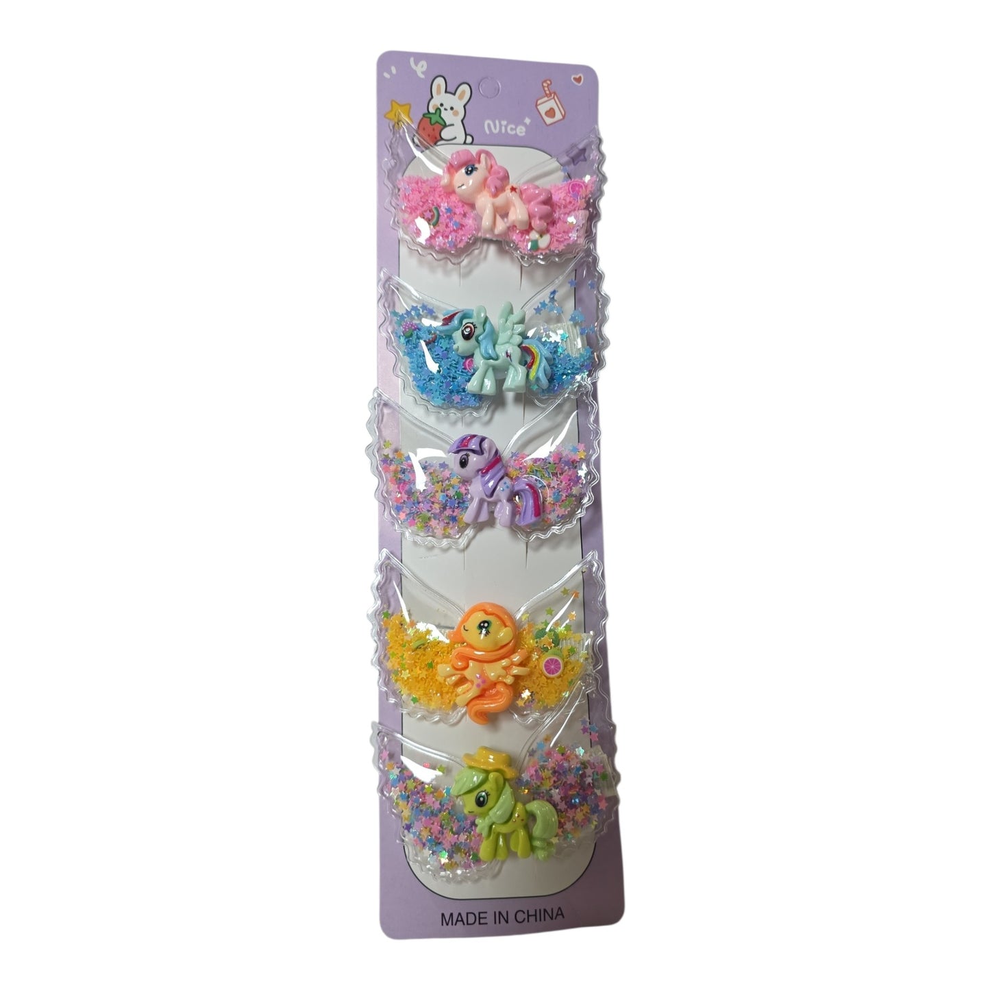 Sparkle & Shine Pony Hair Clip Set