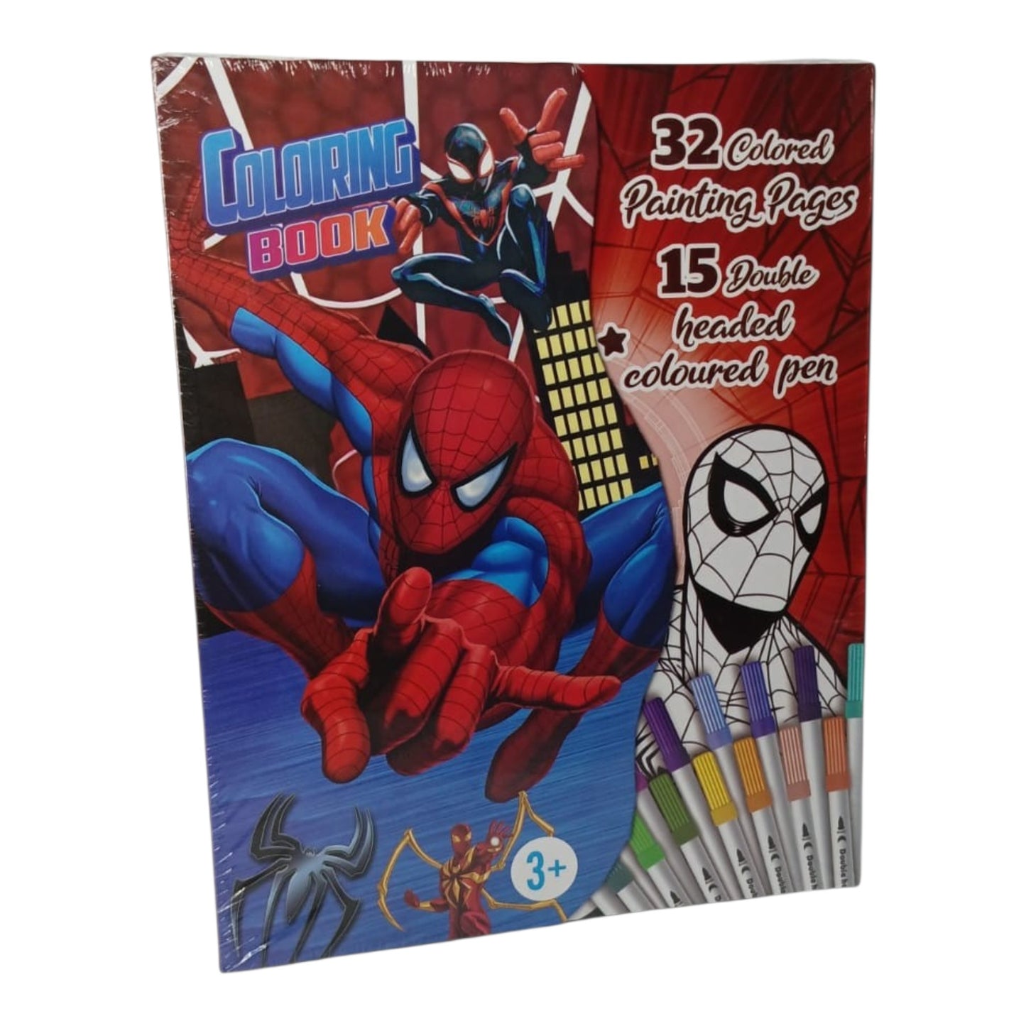 Spiderman Activity Book with Colors