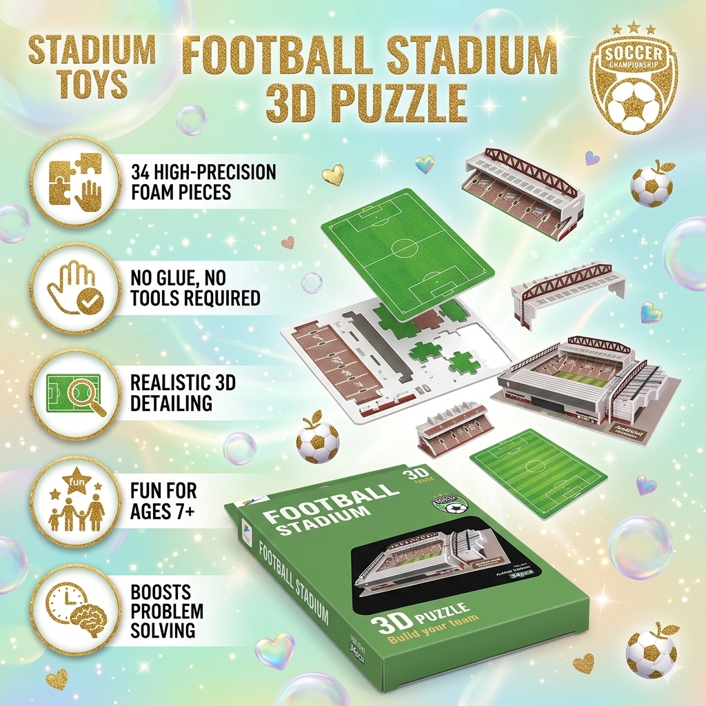 3D DIY Football Stadium