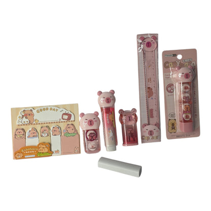 CapyBara Stationery Set [ 7 pcs ]