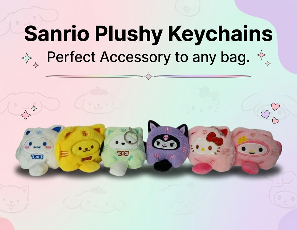 Sanrio Plushy Keychains