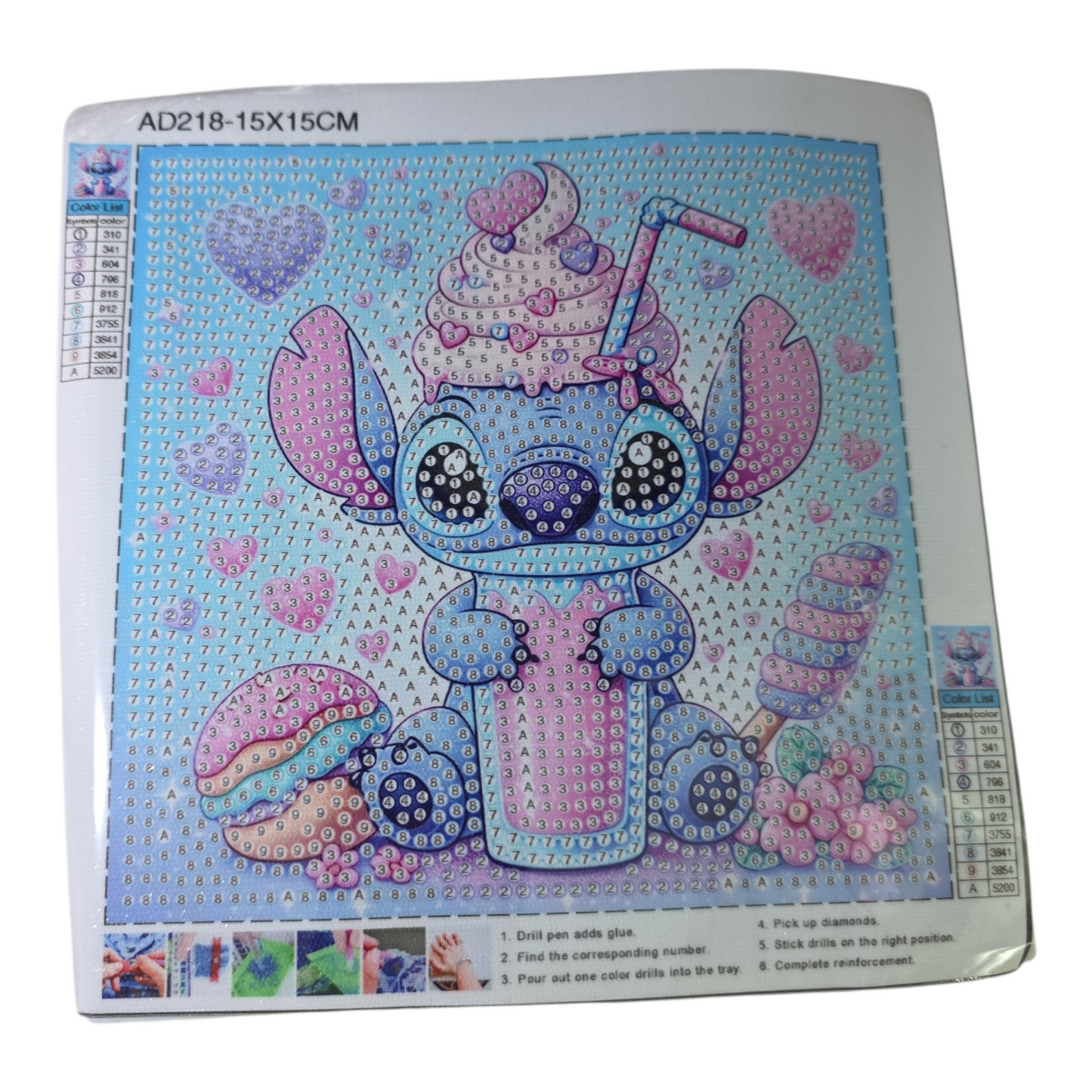 Stitch Diamond Art Picture Frame Set – DIY Sparkling Decor