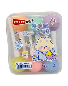 Set of 6 Lollipop highlighters