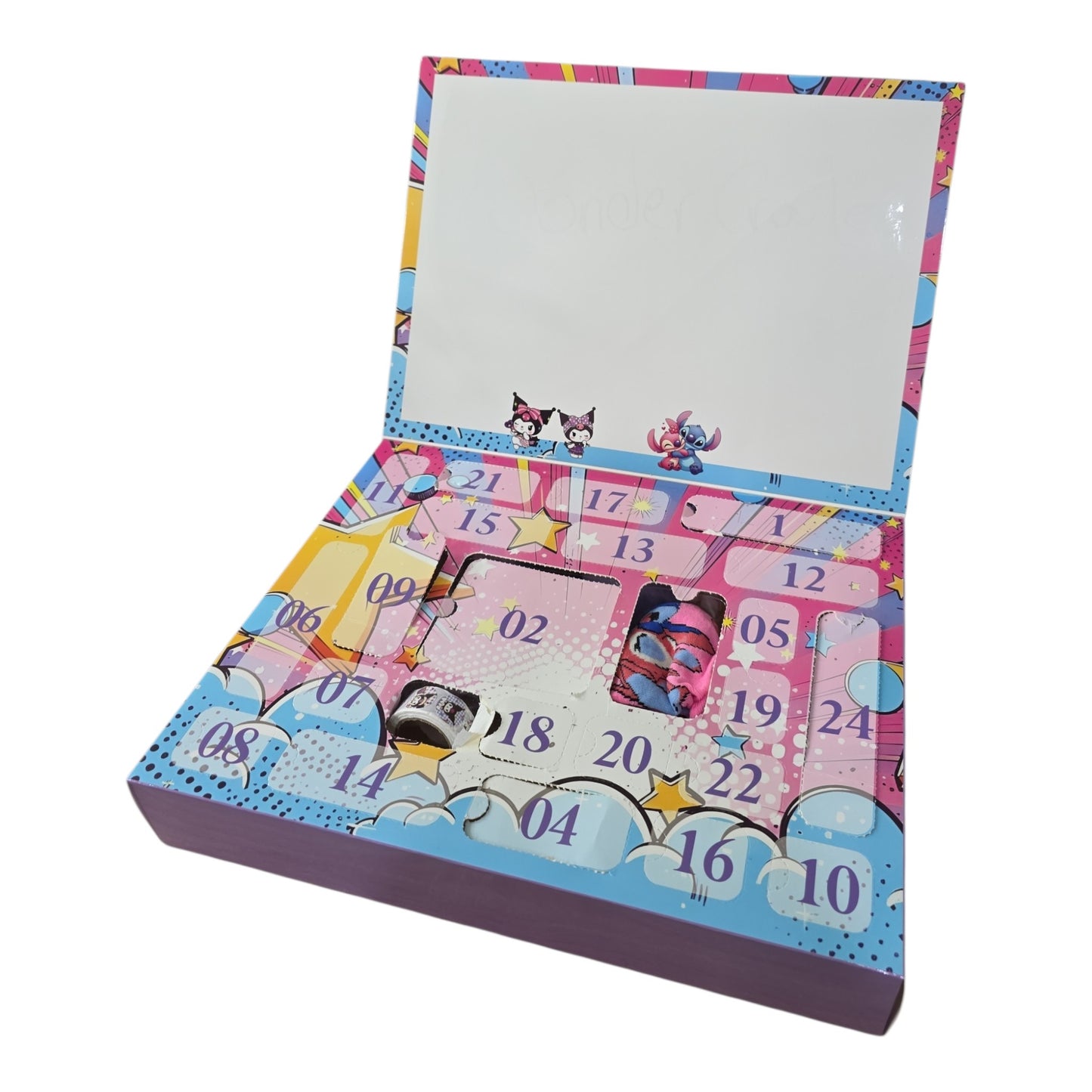 Kuromi VS Stitch Countdown Gift Box
