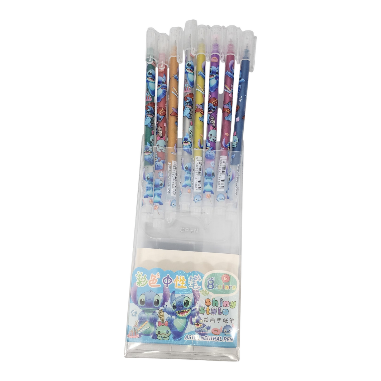 Stitch Colored ball point Pen box