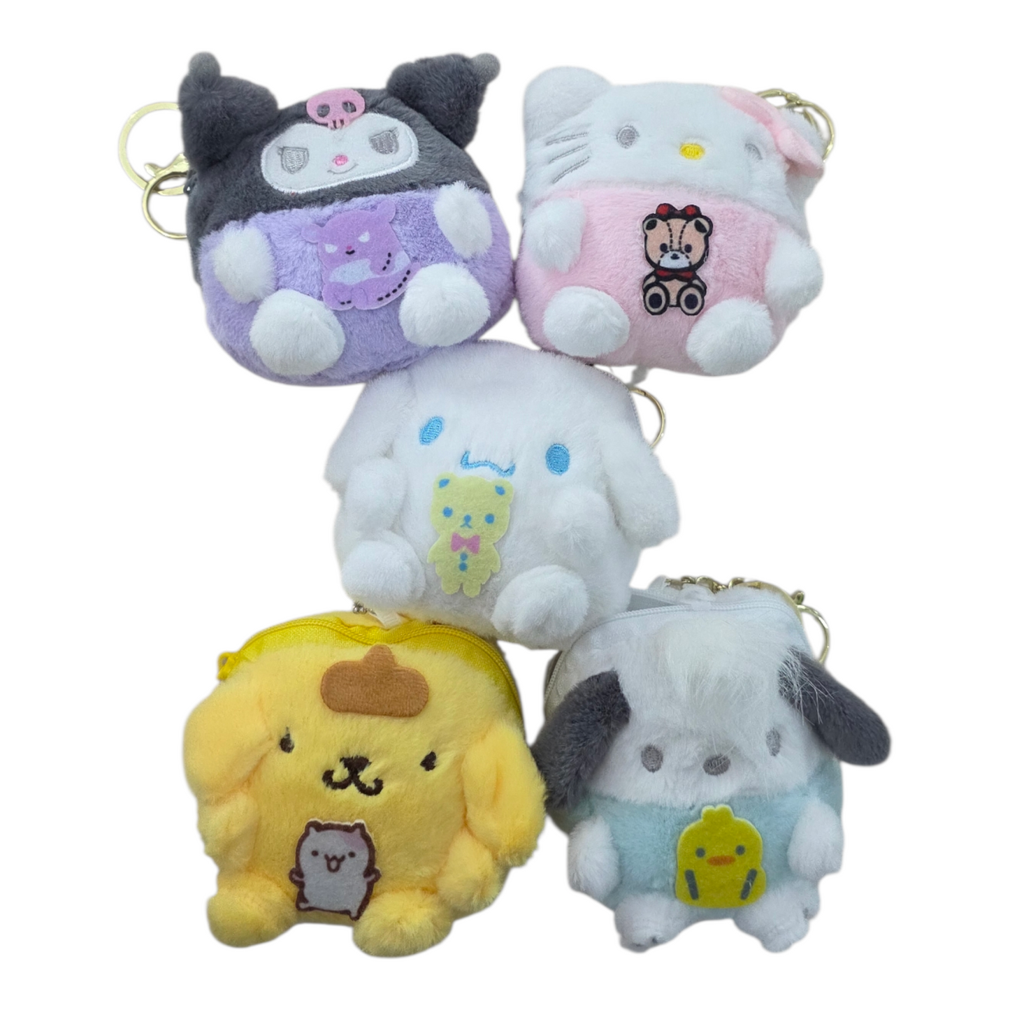 Sanrio Plushy Keychain Coin Purse