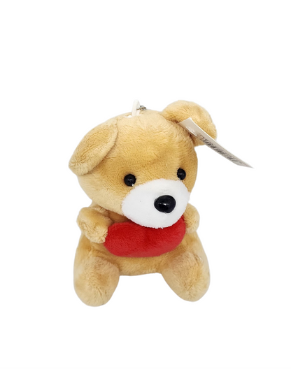 Bear Heart Teddy Keychain