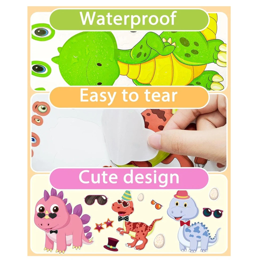 Dinosaurs activity stickers