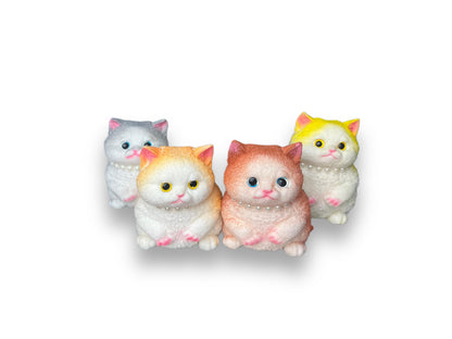 🐱 XXL Cat Squishy with Fur Bag