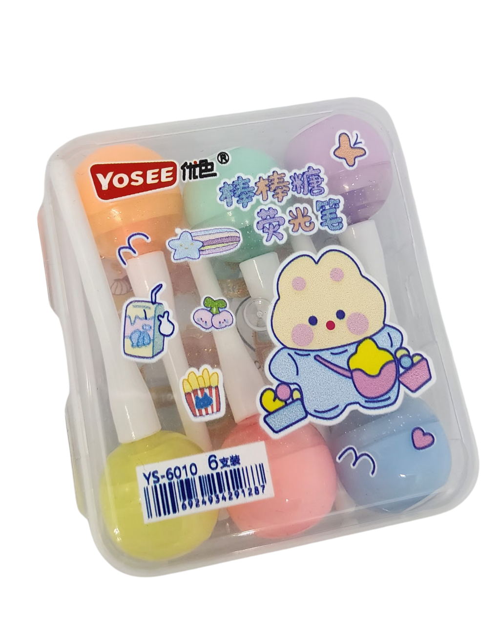 Set of 6 Lollipop highlighters