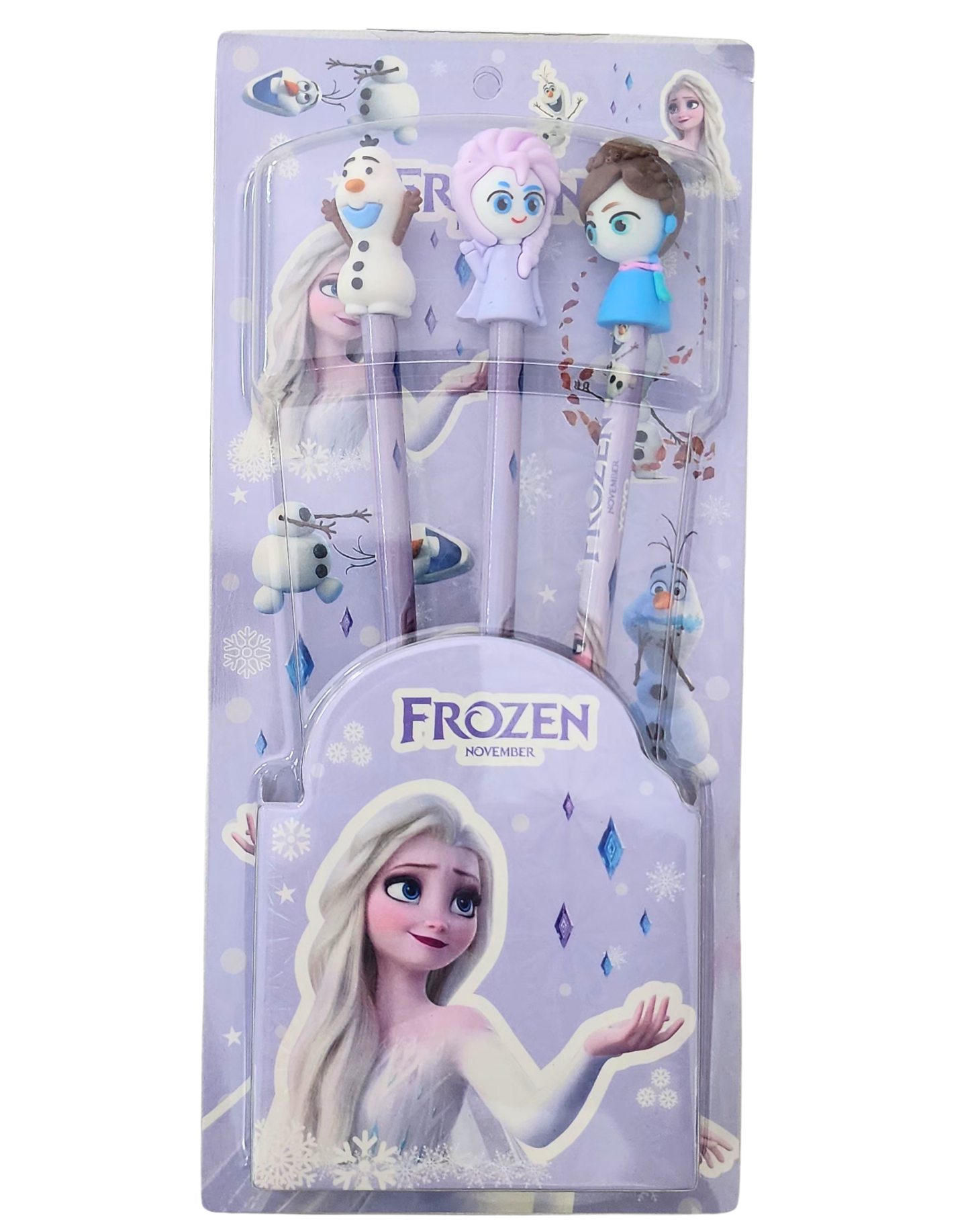 Cute Character Pencil Set (3 pcs)