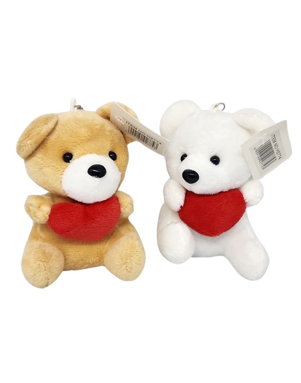 Bear Heart Teddy Keychain