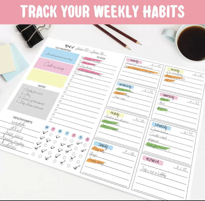 Weekly Habit Tracker & Planner
