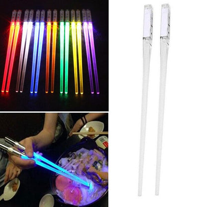 LED Luminous Chopsticks ( Multi Color Glow )