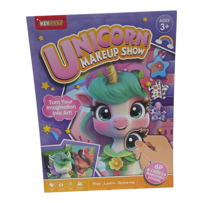 Keybaby Face-Changing "Makeup Show" Sticker Books – Creative DIY Activity Sets