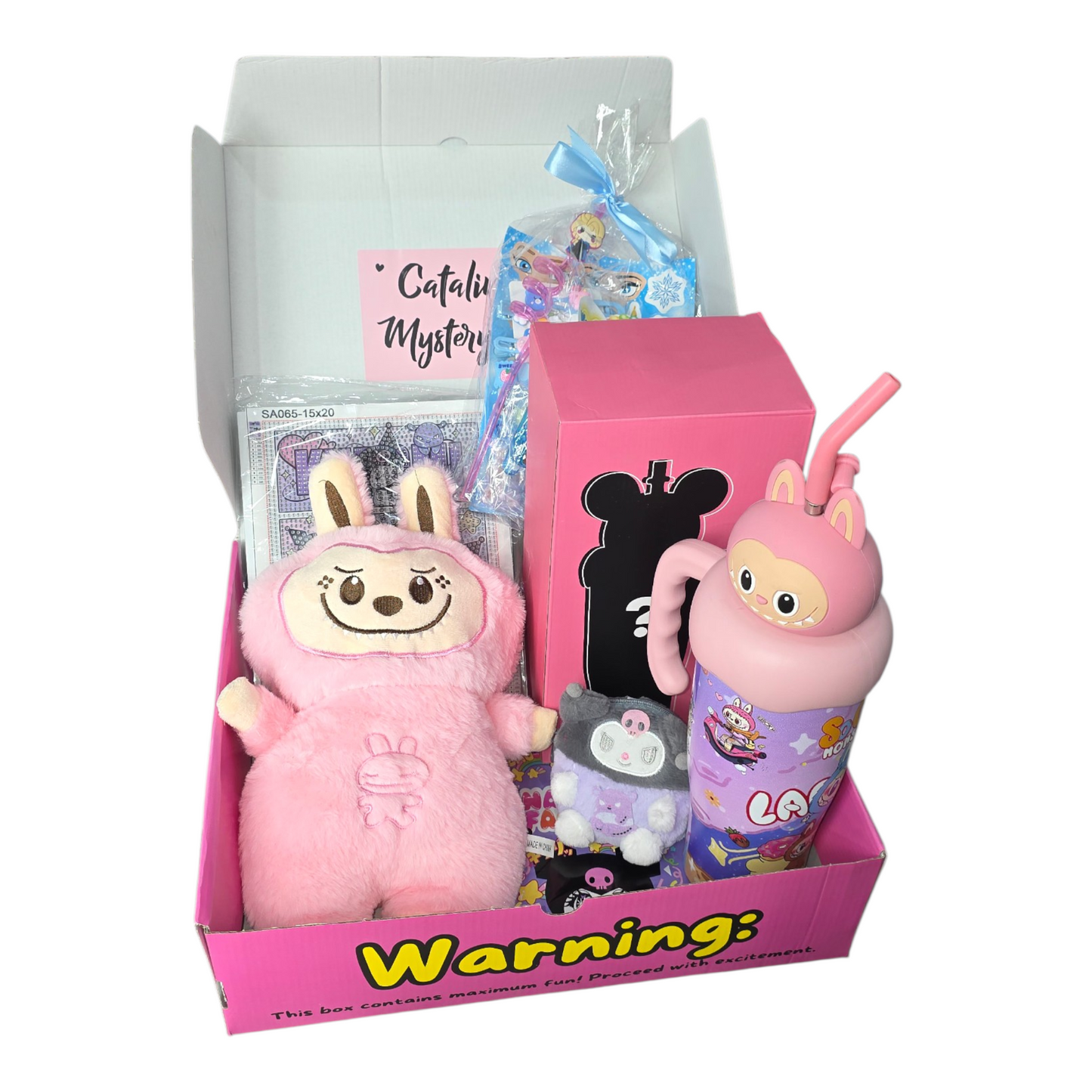 Labubu,Kuromi,and Frozen Gift Box