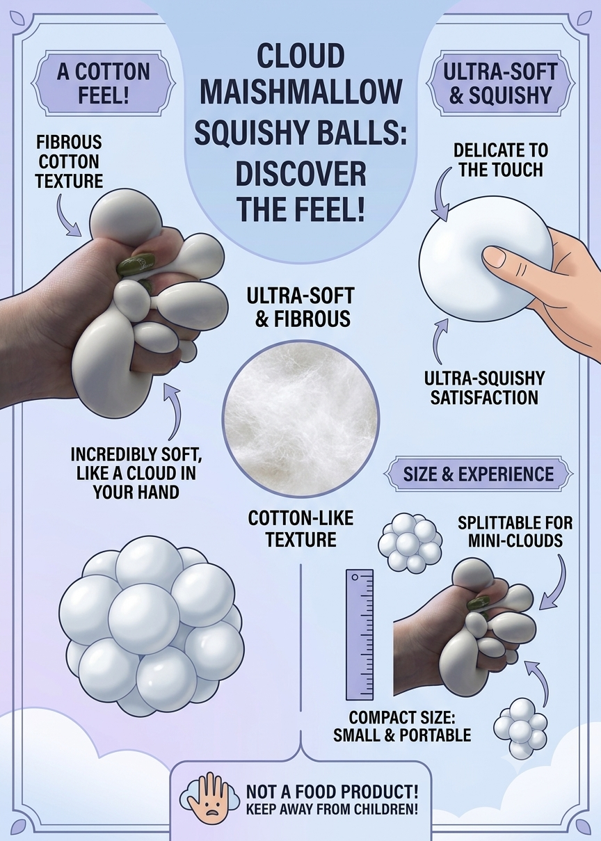 Marshmellow Cloud Squishy Balls