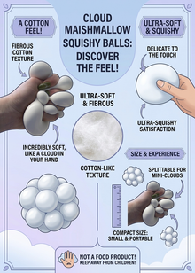 Marshmellow Cloud Squishy Balls