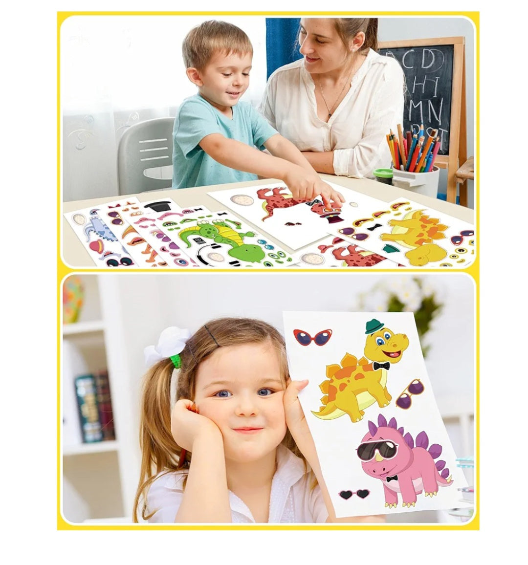 Dinosaurs activity stickers