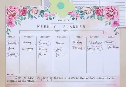 Weekly Habit Tracker & Planner