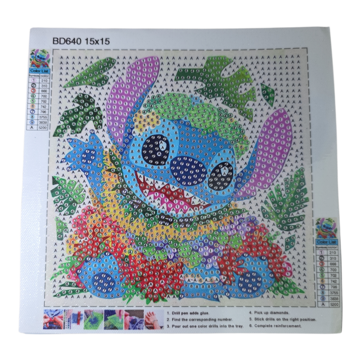 Stitch Diamond Art Picture Frame Set – DIY Sparkling Decor