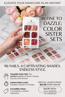 Refine to Dazzle 96pcs Nail Set