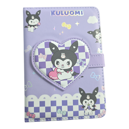 Kuromi Heart-Clasp Deluxe Daily & Weekly Planner