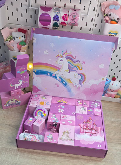 Unicorn Countdown Gift Box