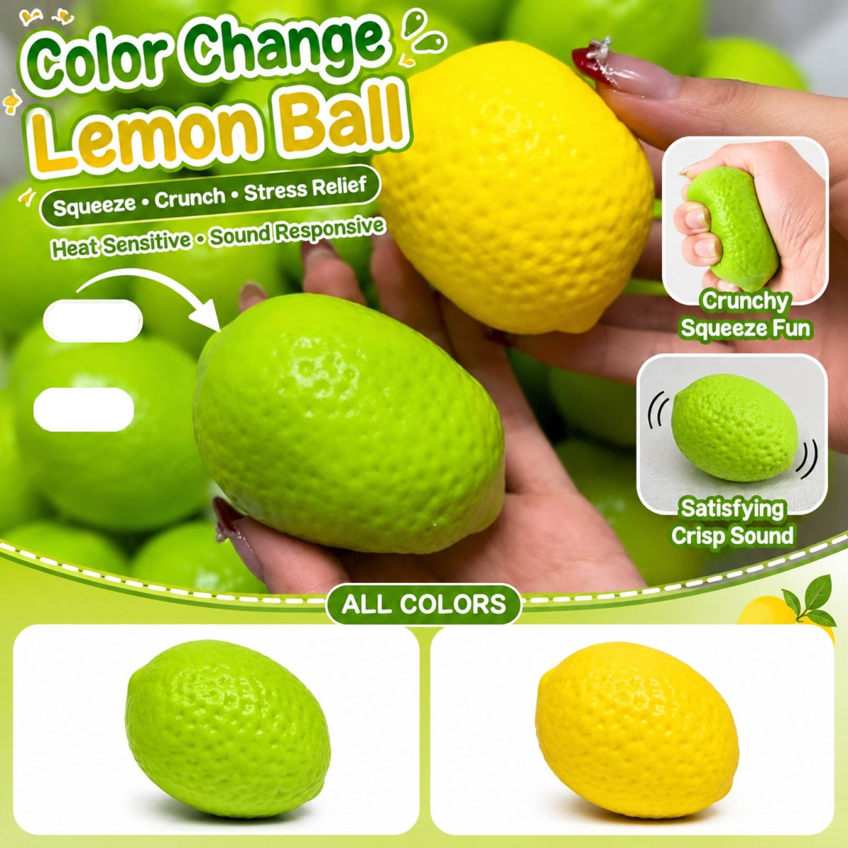Color Changing Crunchy Lemon
