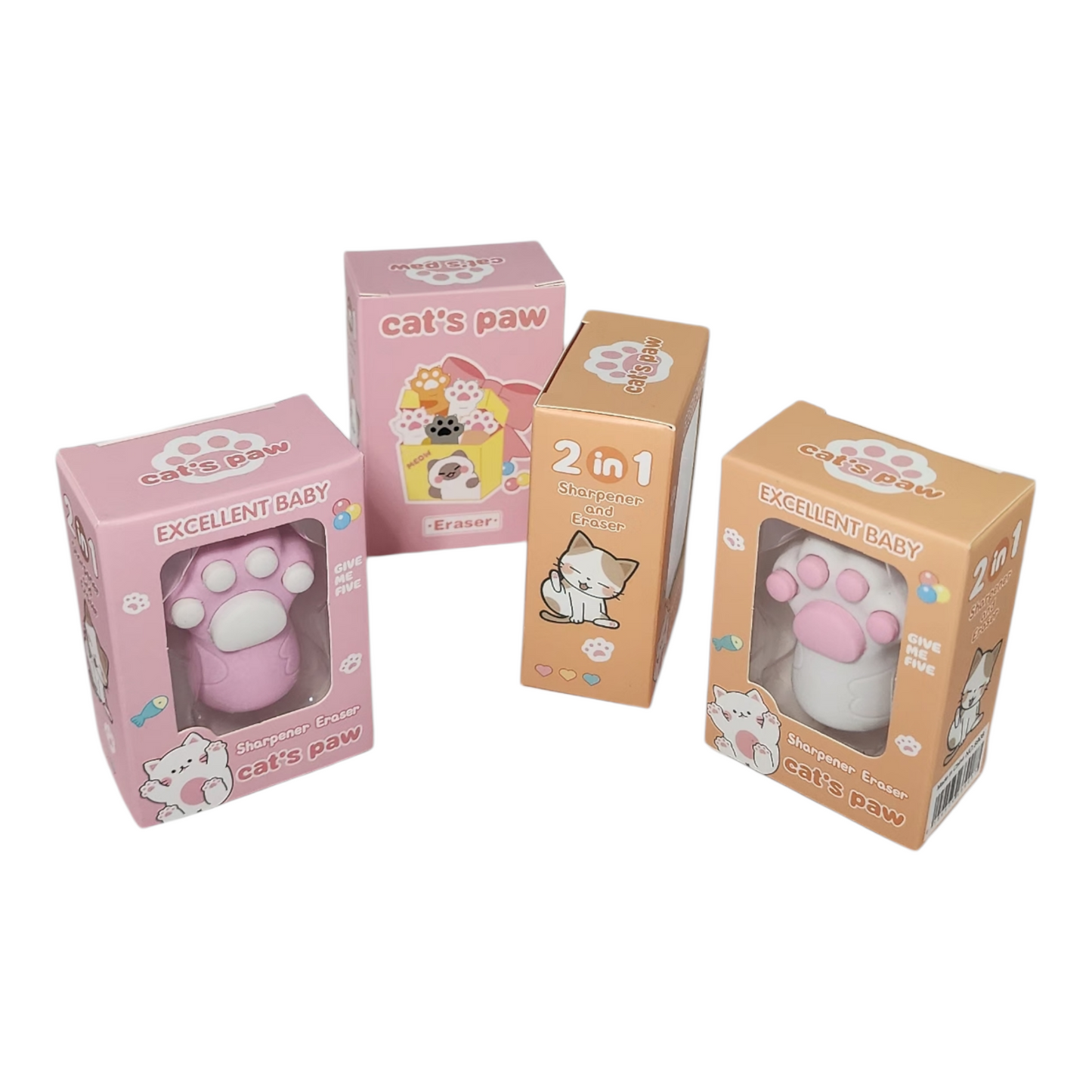 2-in-1 Cat’s Paw Sharpener & Eraser